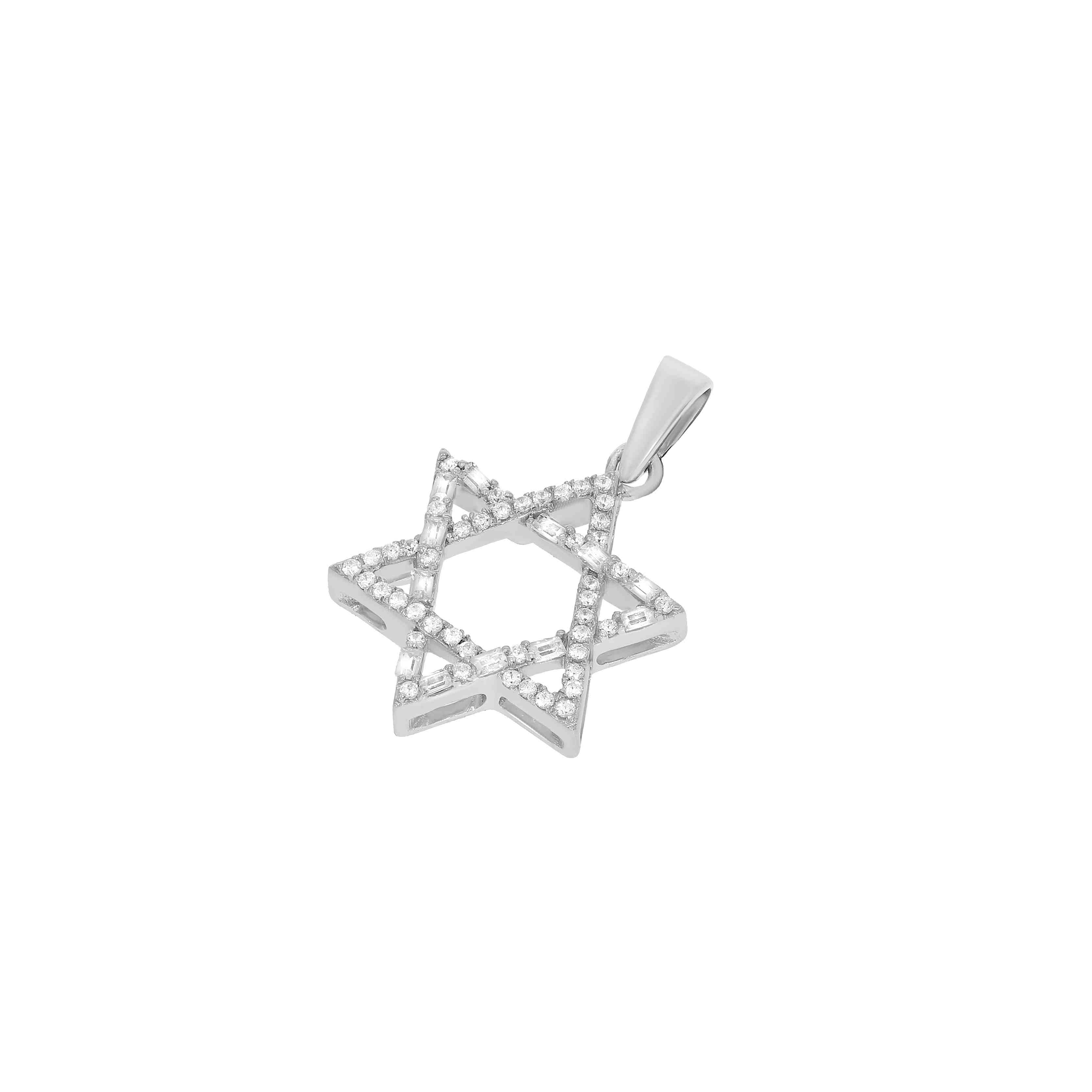 Star of David Jewish Collection Pendant PD31224A20MM